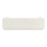 Modari 95" Fabric Upholstered Sofa in Cream
