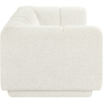 Modari 95" Fabric Upholstered Sofa in Cream