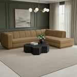 Modari Fabric Upholstered 2pc. Modular Sectional in Brown