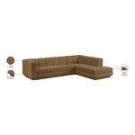 Modari Fabric Upholstered 2pc. Modular Sectional in Brown