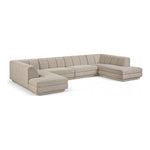 Modari Fabric Upholstered 4pc. Modular Sectional in Beige