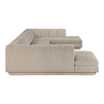 Modari Fabric Upholstered 4pc. Modular Sectional in Beige