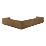 Modari Fabric Upholstered 4pc. Modular Sectional in Brown