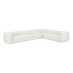 Modari Fabric Upholstered 4pc. Modular Sectional in Cream