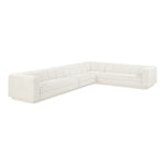 Modari Fabric Upholstered 4pc. Modular Sectional in Cream