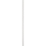 Modernist Wood Veneer Frame Mirror in White