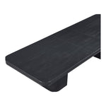 Mohari 112" / 136" / 160" Solid Wood And Oak Veneer Dining Table (3 Boxes) in Black