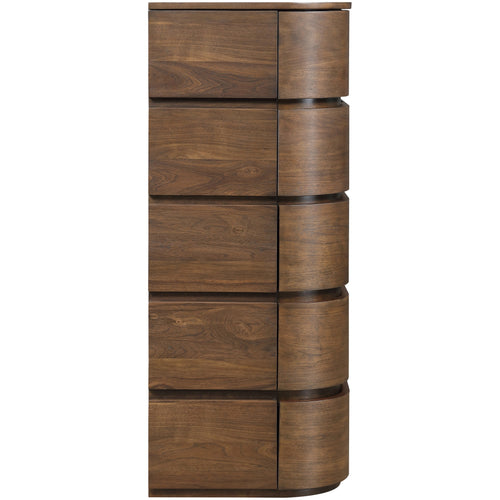 Annalise Solid Wood Chest in Brown
