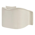 Destin Velvet Upholstered Chair in Cream