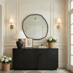 Molten Iron Mirror in Brown