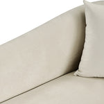 Destin Velvet Upholstered Chair in Cream