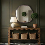 Molten Iron Mirror in Brown