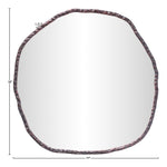Molten Iron Mirror in Brown