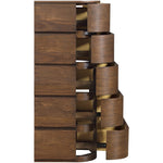 Annalise Solid Wood Chest in Brown