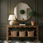 Molten Iron Mirror in Gold