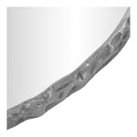 Molten Iron Mirror in Silver