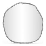 Molten Iron Mirror in Silver