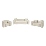 Destin Velvet Upholstered Chair in Cream