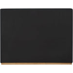 Monaco Boucle Fabric Upholstered Queen Bed in Black