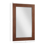 Monad Birch Veneer Frame Mirror in Walnut