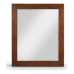 Monad Birch Veneer Frame Mirror in Walnut