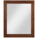 Monad Birch Veneer Frame Mirror in Walnut