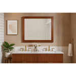 Monad Birch Veneer Frame Mirror in Walnut