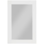 Monad Birch Veneer Frame Mirror in White