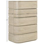 Annalise Solid Wood Chest in Natural