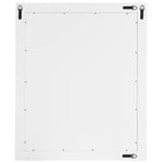 Monad Birch Veneer Frame Mirror in White