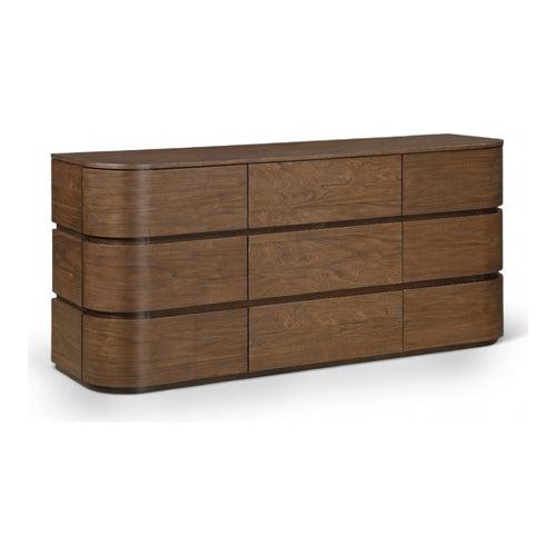 Annalise Solid Wood Dresser in Brown