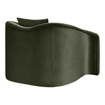 Destin Velvet Upholstered Chair in Green