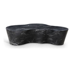 Monza Marble Finish Concrete Indoor / Outdoor Coffee Table in Black