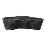 Monza Marble Finish Concrete Indoor / Outdoor Coffee Table in Black