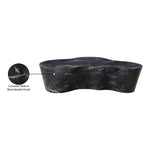Monza Marble Finish Concrete Indoor / Outdoor Coffee Table in Black