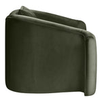 Destin Velvet Upholstered Chair in Green