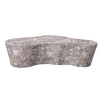 Monza Marble Finish Concrete Indoor / Outdoor Coffee Table in Brown