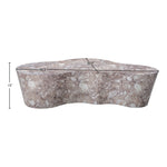 Monza Marble Finish Concrete Indoor / Outdoor Coffee Table in Brown