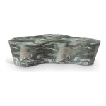 Monza Marble Finish Concrete Indoor / Outdoor Coffee Table in Green