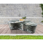 Monza Marble Finish Concrete Indoor / Outdoor Coffee Table in Green