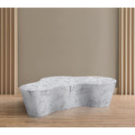 Monza Marble Finish Concrete Indoor / Outdoor Coffee Table in White