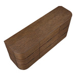 Annalise Solid Wood Dresser in Brown
