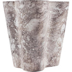 Monza Marble Finish Concrete Indoor / Outdoor End / Side Table in Brown