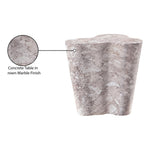 Monza Marble Finish Concrete Indoor / Outdoor End / Side Table in Brown