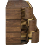 Annalise Solid Wood Dresser in Brown