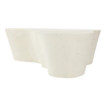 Monza Concrete And Fiberglass Indoor / Outdoor Coffee Table in Cream