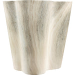 Monza Travertine Finish Concrete Indoor / Outdoor End / Side Table in Natural