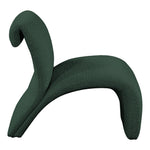 Mulberry Boucle Fabric Upholstered Accent Chair in Green