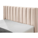 Nadia Velvet Upholstered King Bed in Pink