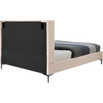 Nadia Velvet Upholstered Queen Bed in Pink
